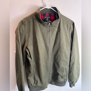 Indigo Star Men's Bomber - Forest Green Medium